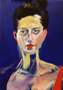 Van Dongen Lady 2 (oil and acryllic on canvast - 50x70)